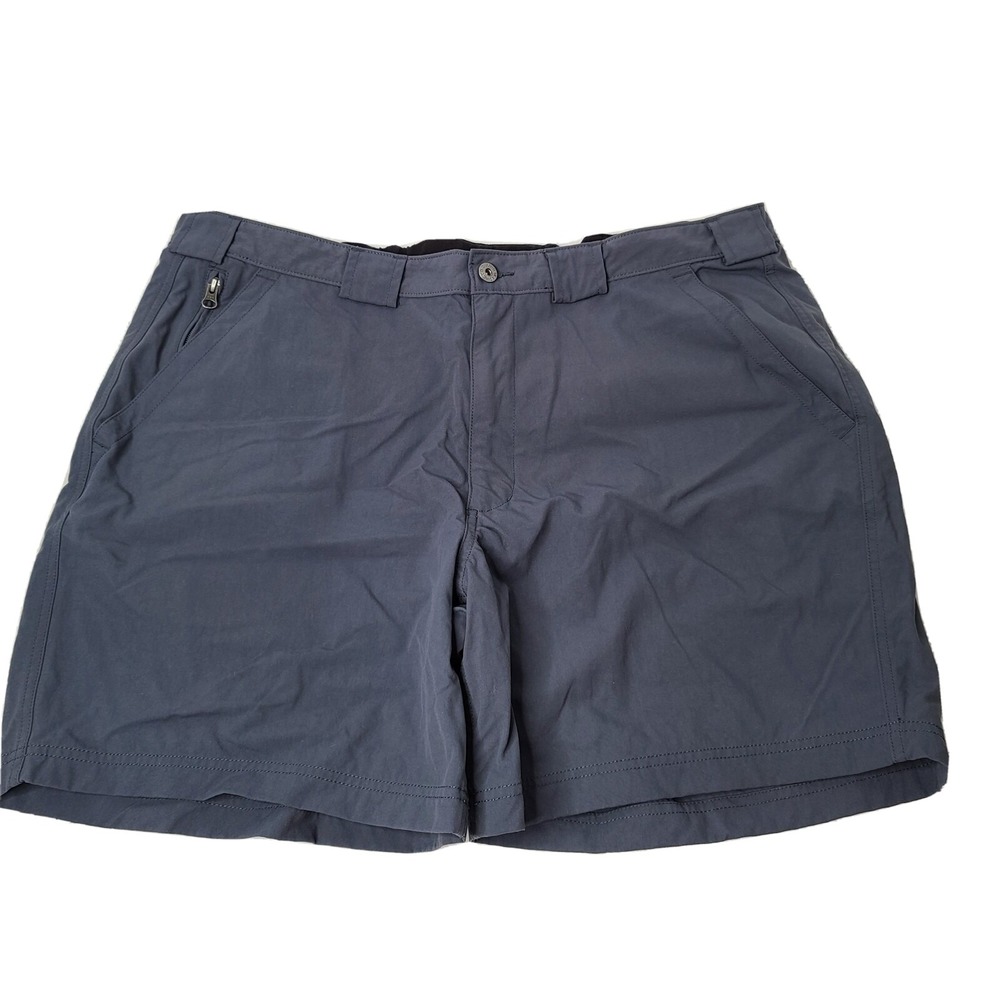 Duluth Trading Dry On The Fly Mens 2XL Shorts 7" inseam blue/gray  casual EC